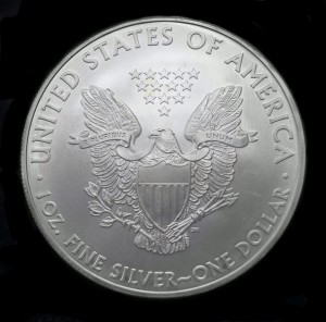 American silver eagle dollar coin