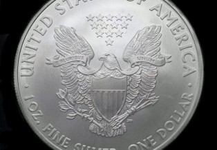 American silver eagle dollar coin