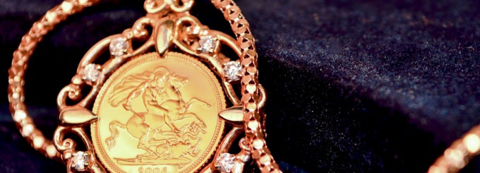 gold coin jewelry