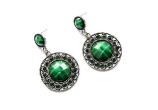 Malachite jewelry