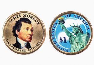 James Monroe Presidential Coin