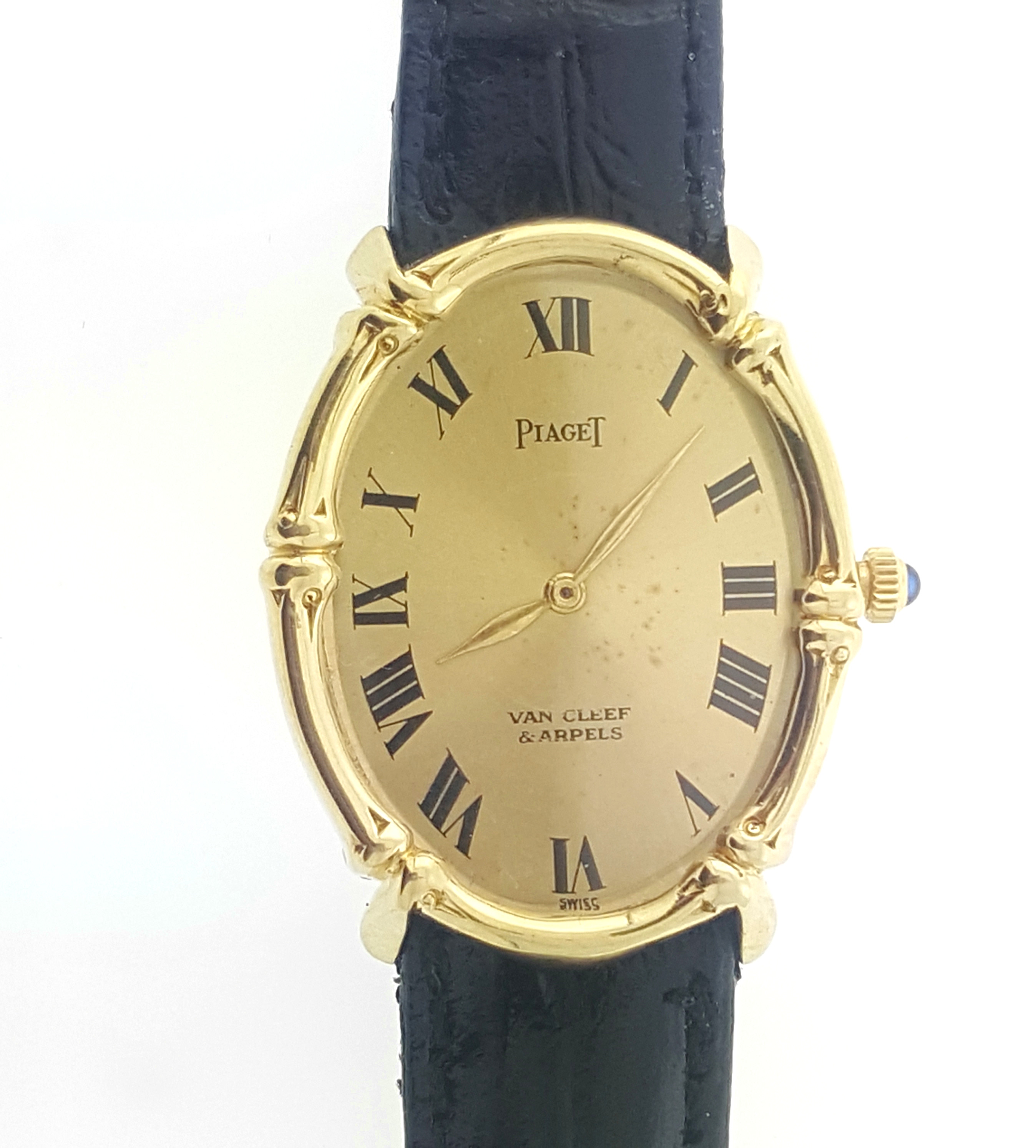 Rare 1960s Piaget Van Cleef VCA 18k Gold Bamboo Mechanical Watch | eBay