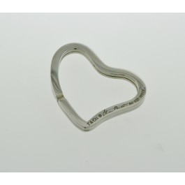 tiffany open heart key ring