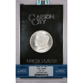 1884 CC Carson City $1 Morgan Silver Dollar NGC MS64 Uncirculated GSA Hoard Coin