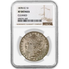 1878 CC Carson City $1 Morgan Silver Dollar NGC XF Details Cleaned Key Date Coin