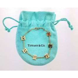 Tiffany & Co. Atlas Roman Numerals Eternity Ring In 18Kt Yellow Gold W –  Treasure Fine Jewelry