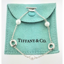 tiffany pearl toggle bracelet