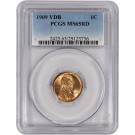 1909 VDB 1C Lincoln Wheat Cent PCGS MS65 RD Red Gem Uncirculated Coin