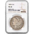 1895 O $1 Morgan Silver Dollar NGC VG10 Circulated Key Date Coin