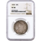 1830 50C Capped Bust Silver Half Dollar NGC VF30 Very Fine Circulated Coin