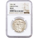 1926 50C Oregon Trail Memorial Commemorative Silver Half Dollar NGC MS64 Coin