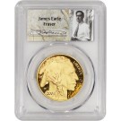 2009 W $50 Proof American Gold Buffalo PCGS PR70 DCAM James Earle Fraser Signature Label