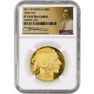 2011 W $50 Proof American Gold Buffalo NGC PF70 UC James Earle Fraser Signature Label