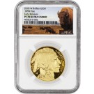 2018 W $50 Proof American Gold Buffalo 1 oz .9999 NGC PF70 Ultra Cameo ER Coin 