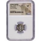 161-180 AD Roman Empire Marcus Aurelius Issue Caesar AR Denarius Silver NGC VF