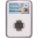 275-215 BC Greek Sicily Syracuse Hieron II AE NGC VF Coin Poseidon Label