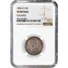 1896 O 25C Barber Quarter Silver NGC VF Details Cleaned Coin