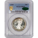 1938 50C Proof Walking Liberty Silver Half Dollar PCGS Gold Shield PR65 CAC Coin