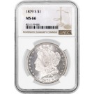 1879 S $1 Morgan Silver Dollar NGC MS66 Gem Uncirculated Coin #001