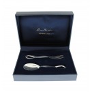 1984 Tiffany & Co Elsa Peretti Padova Sterling Silver Baby Set Fork Spoon 4 1/8"