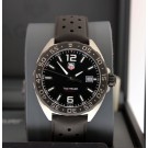 Tag Heuer Formula 1 WAZ1110 41mm Stainless Steel Black Dial Date Quartz Watch 