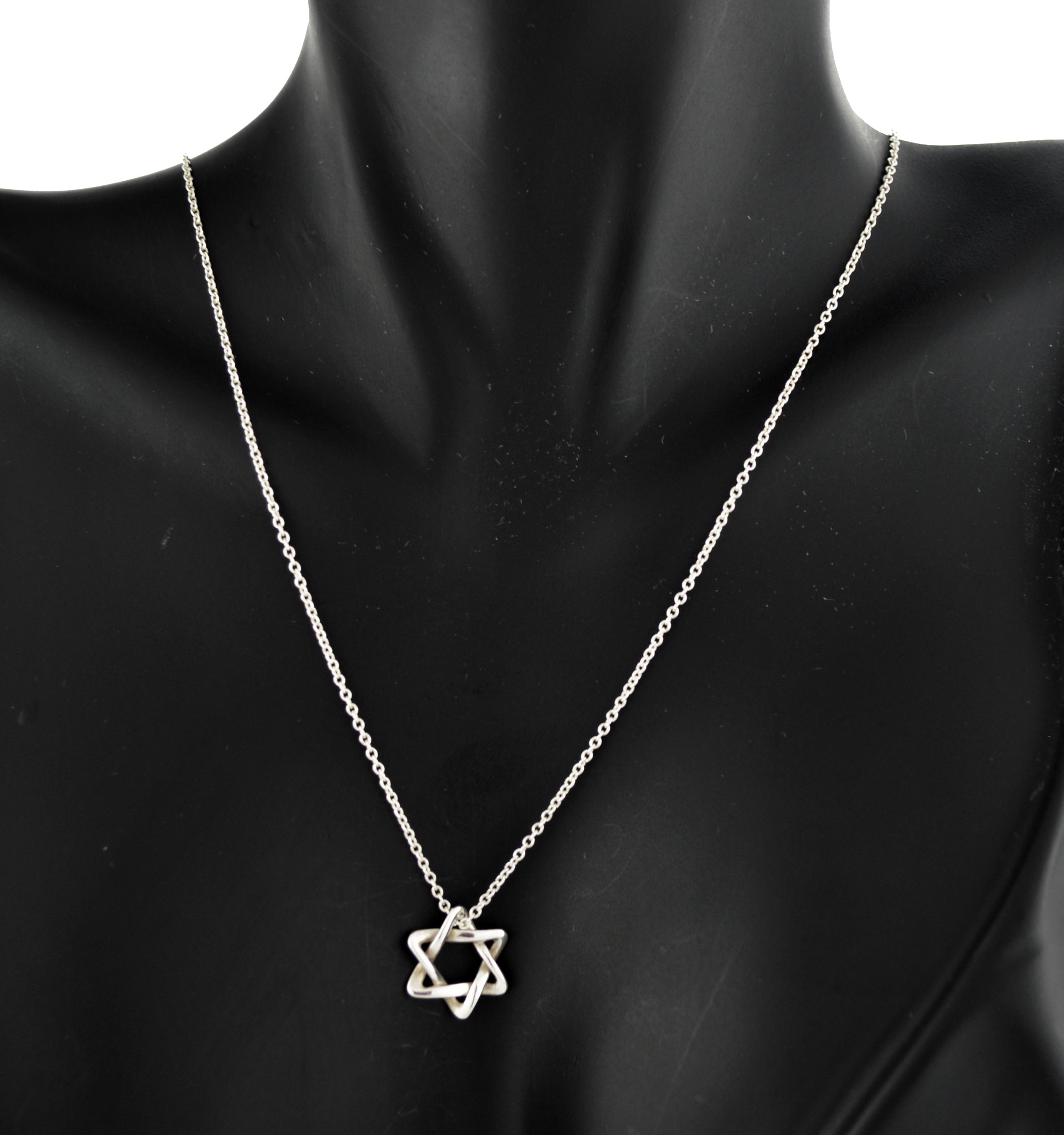 Tiffany & Co Elsa Peretti 925 Sterling Silver Star Of David Pendant ...